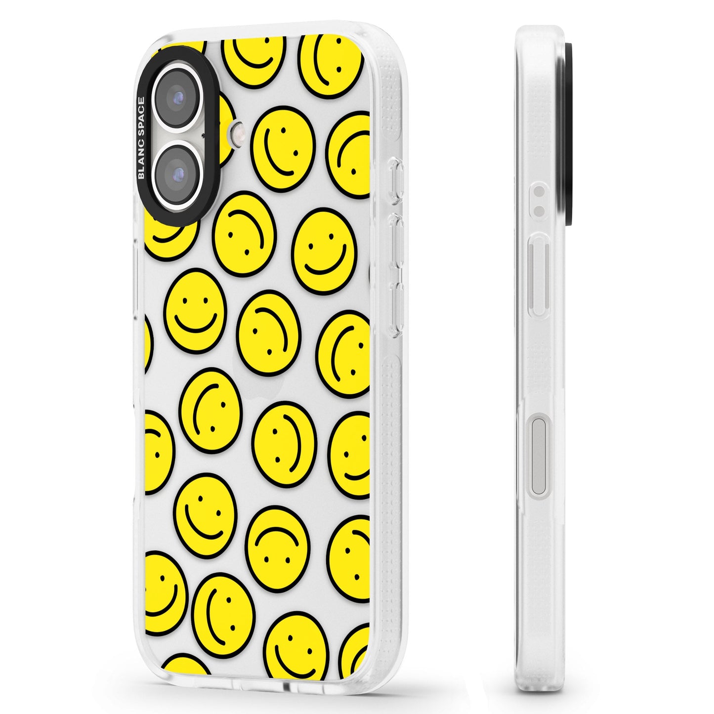 Motif de visage souriant