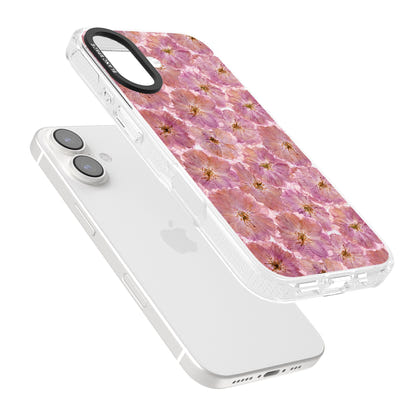 Grandes fleurs roses