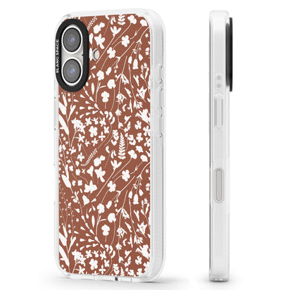 Bouquet de fleurs sauvages sur terre cuite