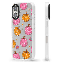 Motif de citrouilles Fleurs et Étoiles