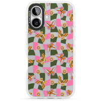 Wavy Butterfly Checked Pattern