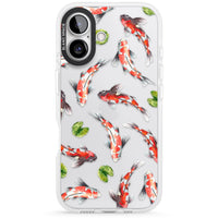 Aquarelle de poissons koi