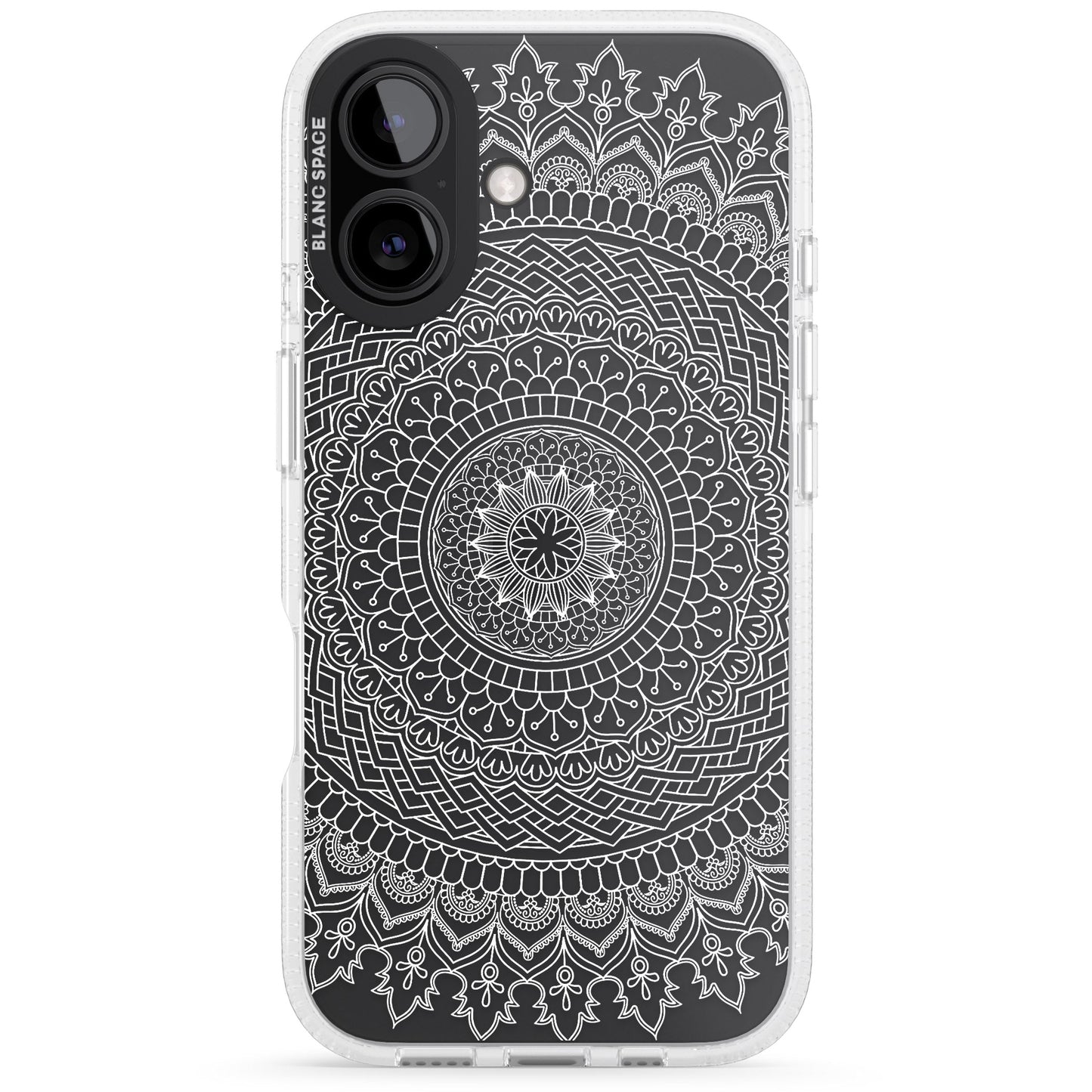 Intricate White Mandala