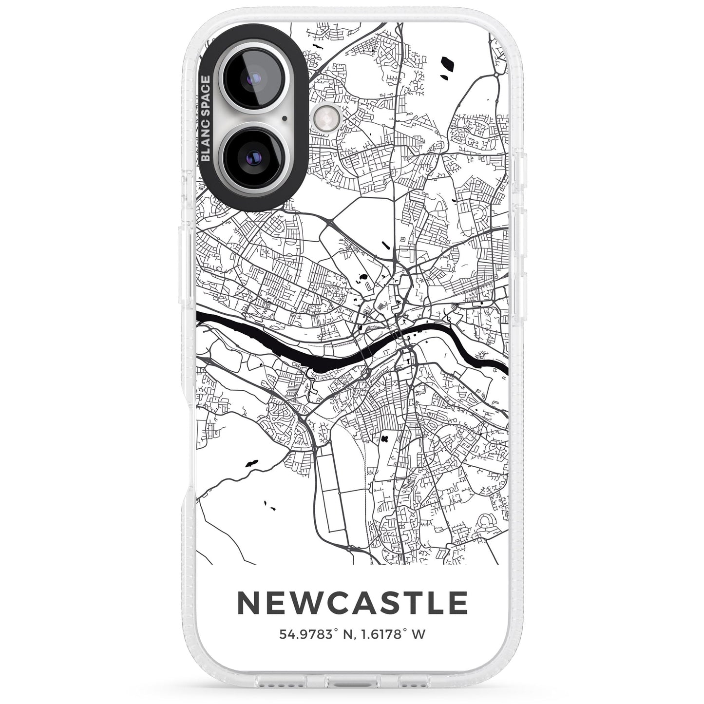 Stadtplan von Newcastle