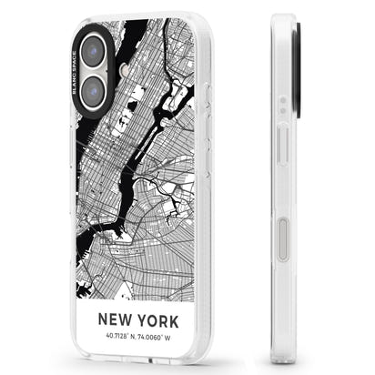 Karte von New York