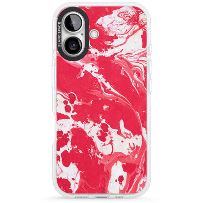 Red & White Marbled