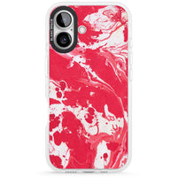 Red & White Marbled
