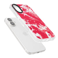 Red & White Marbled