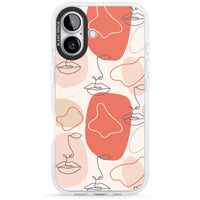 Abstract Face Line Art