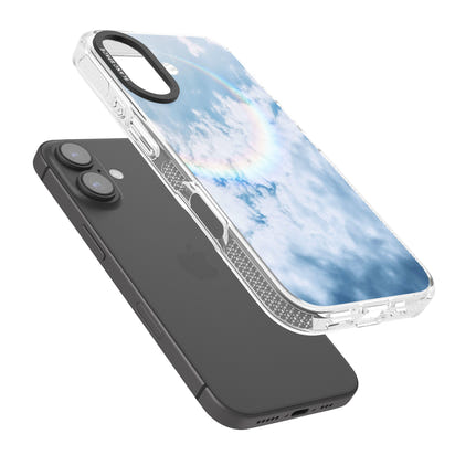 Pastellfarbener Regenbogenhimmel