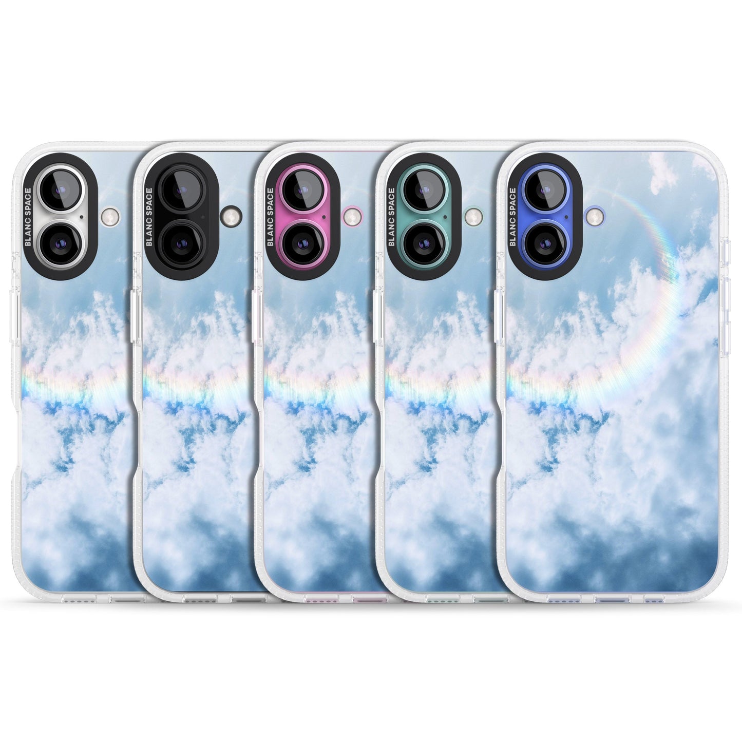 Pastellfarbener Regenbogenhimmel