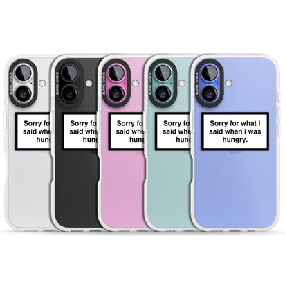 Sorry For What I Said