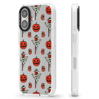 Retro Red Pumpkins & Scarecrows