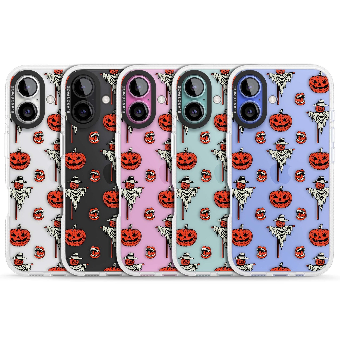 Retro Red Pumpkins & Scarecrows