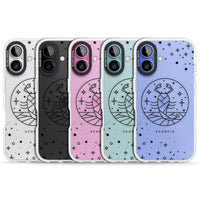 Emblème du Scorpion - Design Cosmique