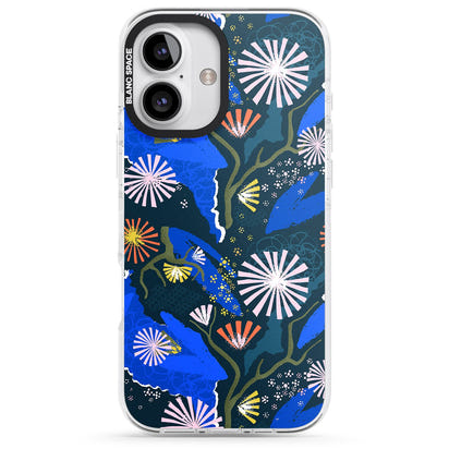 Dark Botanicals Abstract Pattern