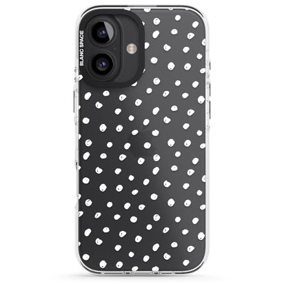 Messy White Dot Pattern