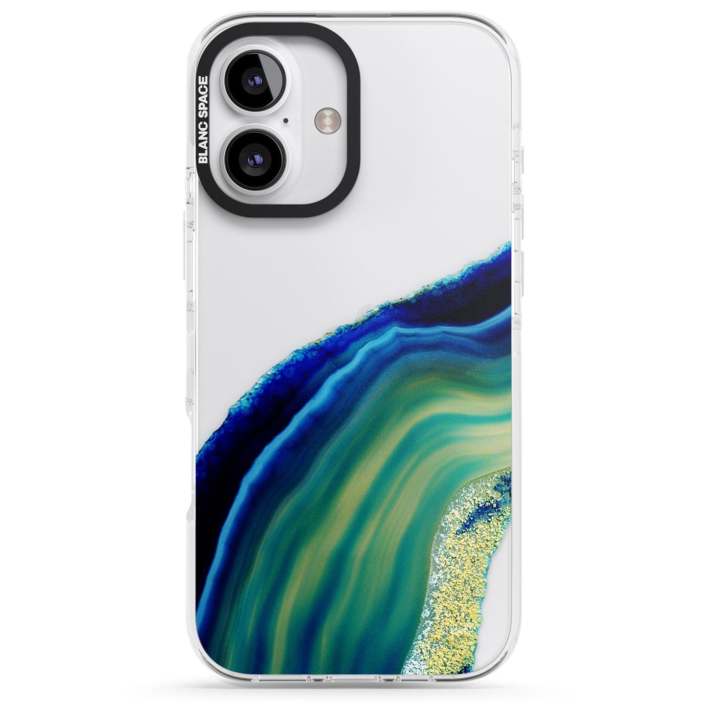 Grüne und blaue Smaragd-Geode