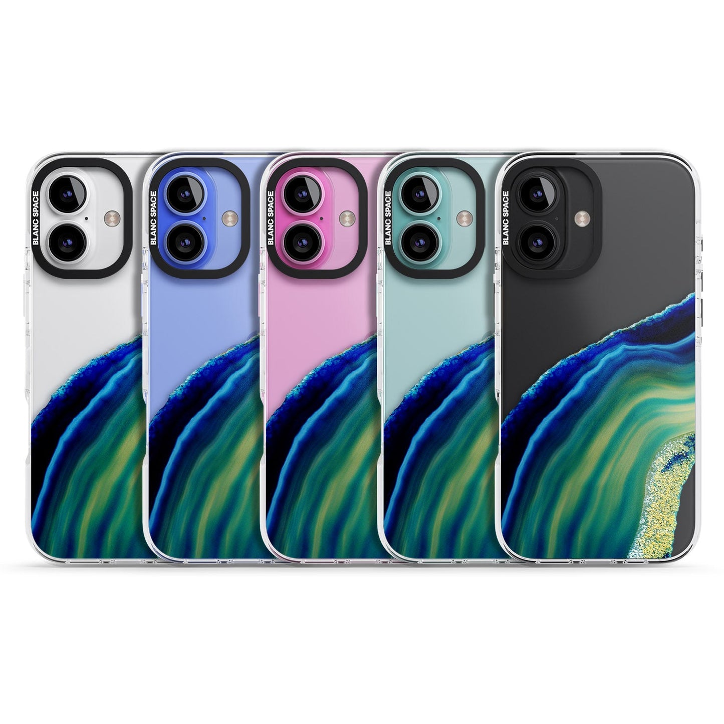 Grüne und blaue Smaragd-Geode