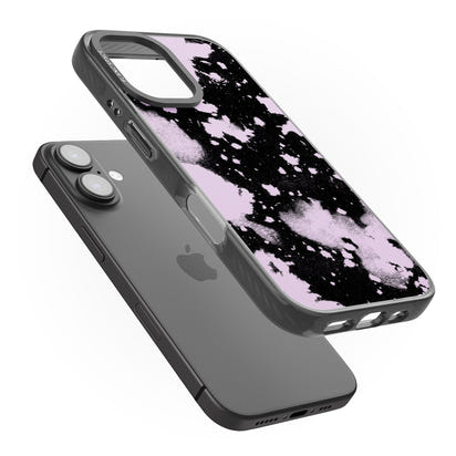 Pink & Black Acid Wash Tie Dye