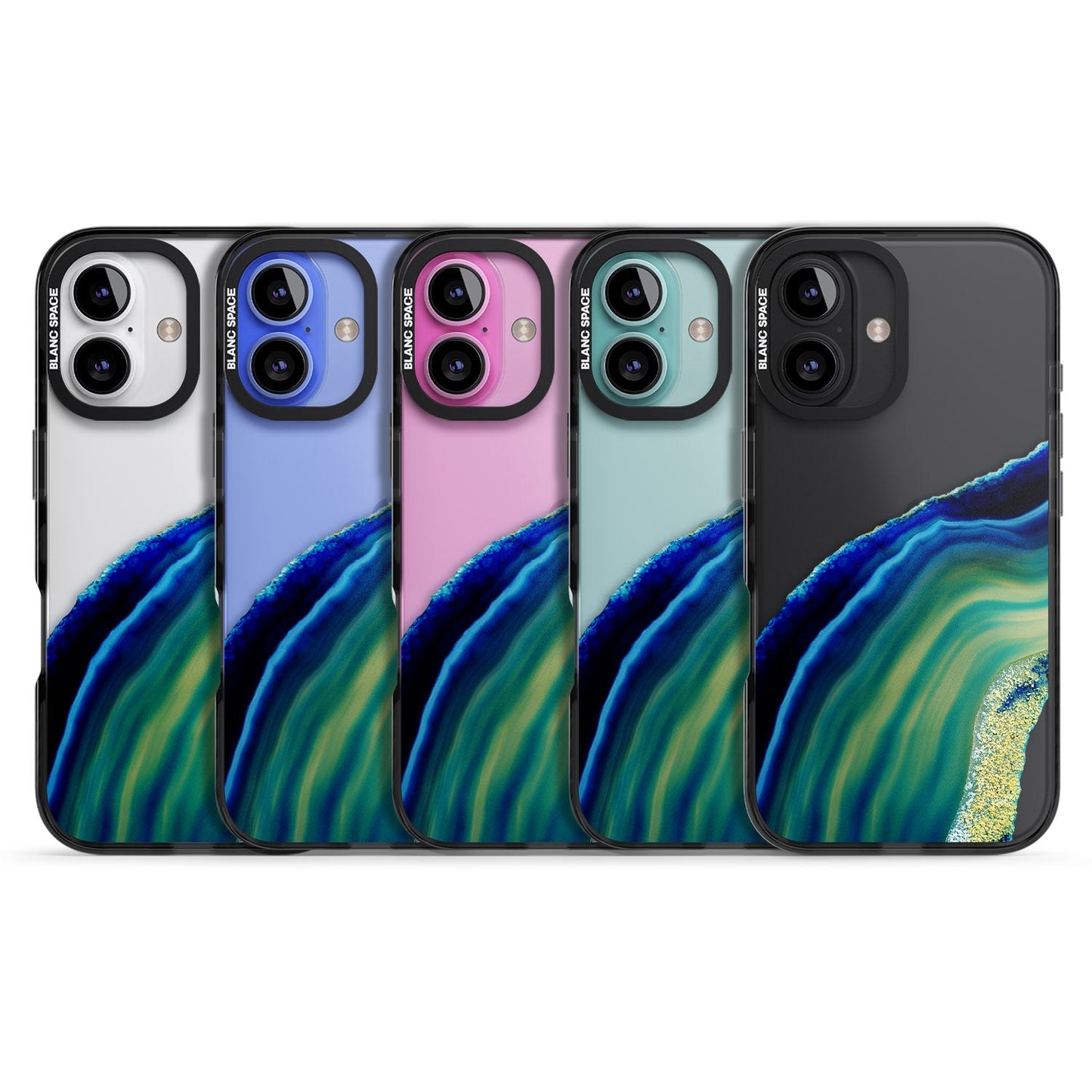 Grüne und blaue Smaragd-Geode