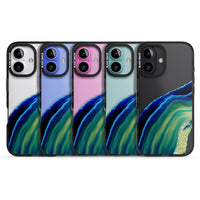 Grüne und blaue Smaragd-Geode