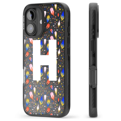 Personalised Abstract Floral Initial