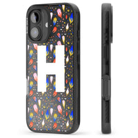 Personalised Abstract Floral Initial