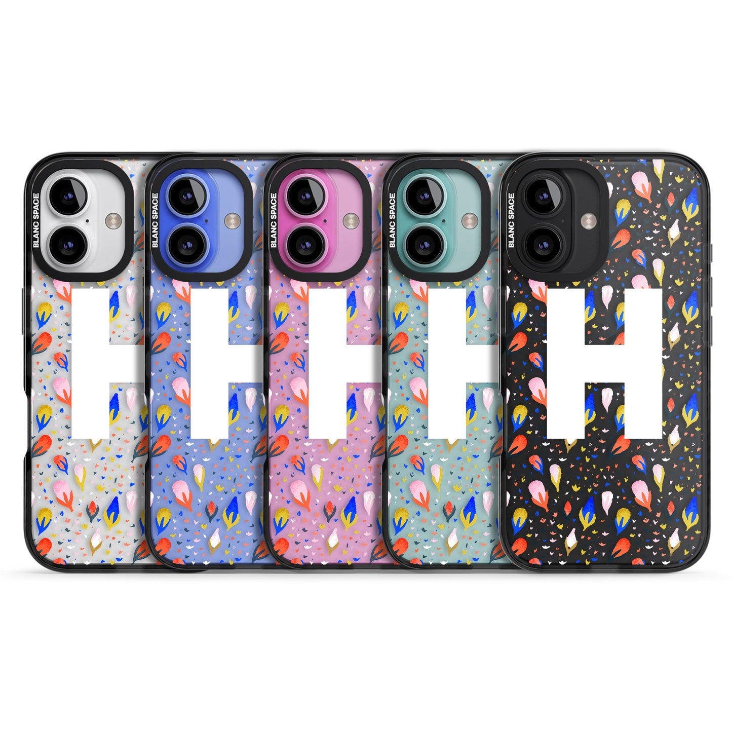 Personalised Abstract Floral Initial