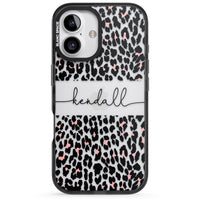 Personalised Cursive Leopard Spots