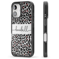 Personalised Cursive Leopard Spots