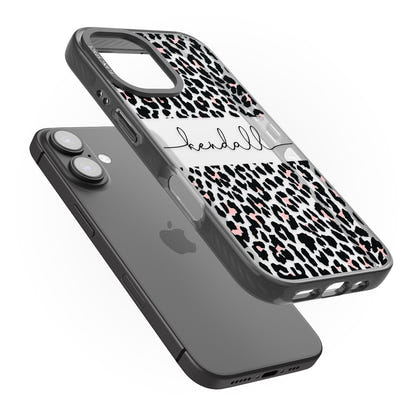 Personalised Cursive Leopard Spots