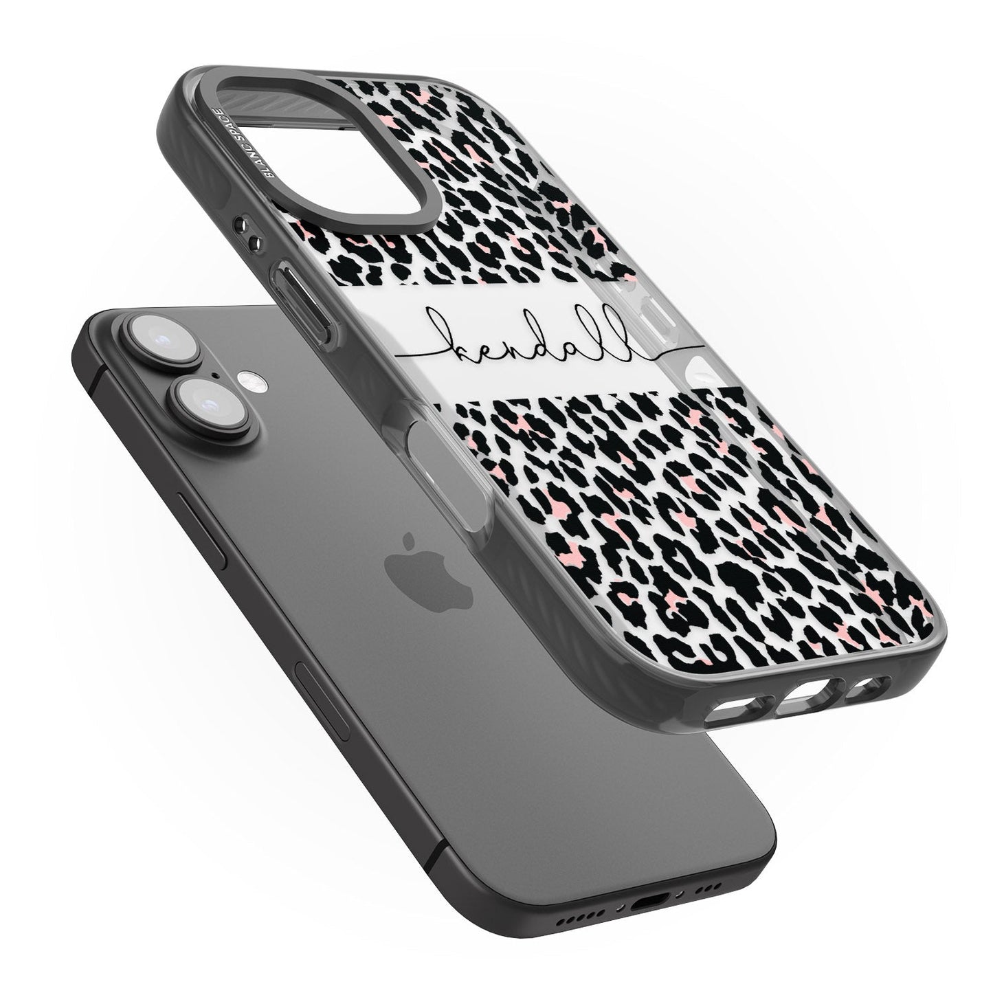 Personalised Cursive Leopard Spots