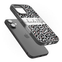 Personalised Cursive Leopard Spots