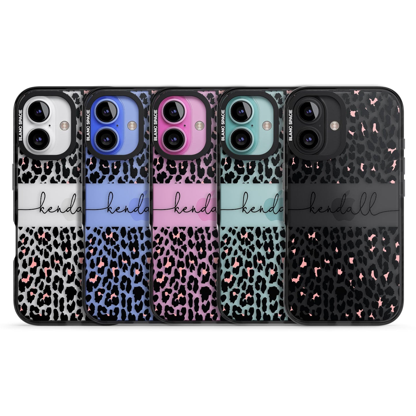Personalised Cursive Leopard Spots