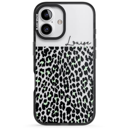 Personalised Seafoam Leopard