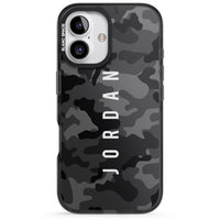 Personalised Black Camouflage Name