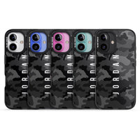 Personalised Black Camouflage Name