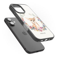 Personalised Chihuahua Floral Portrait