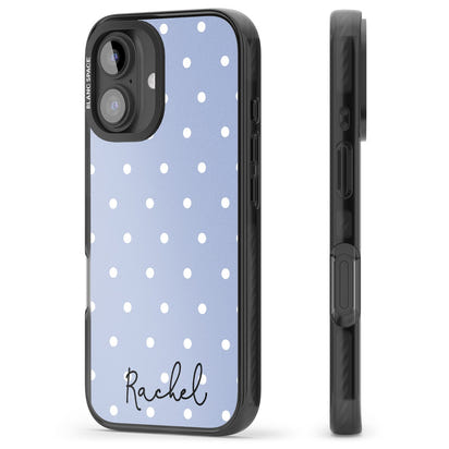 Personalised Simple Light Blue Dots