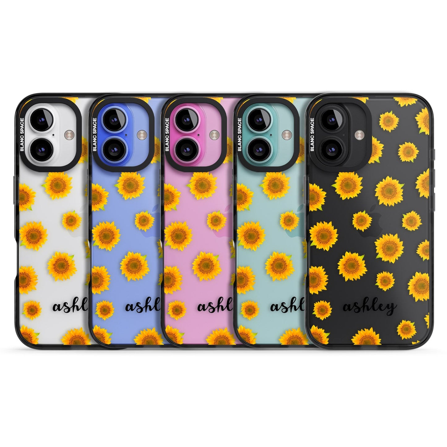 Personalised Sunflowers & Cursive