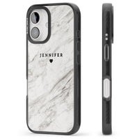 Personalised Light Grey Marble