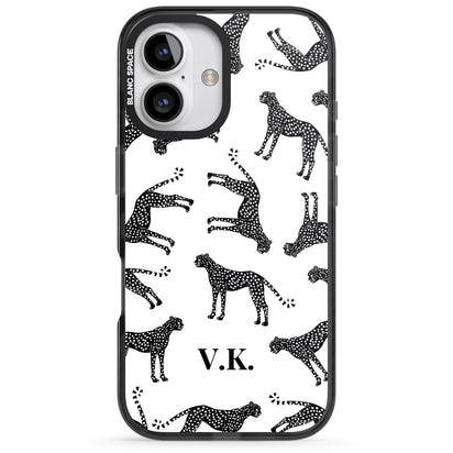 Personalised Black & White Cheetah Pattern