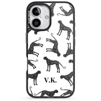 Personalised Black & White Cheetah Pattern