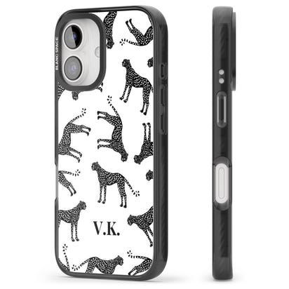 Personalised Black & White Cheetah Pattern