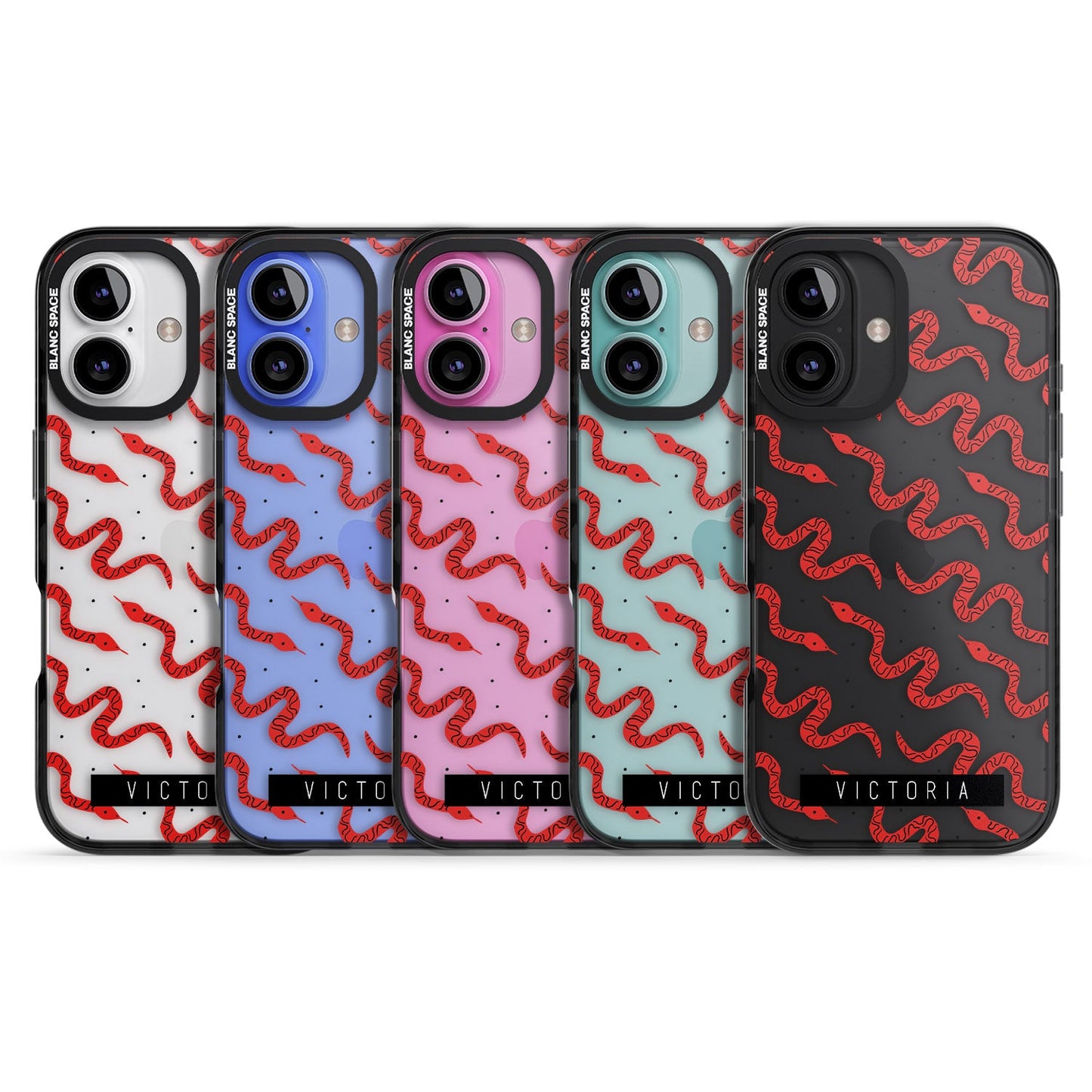 Personalised Red Snake Pattern