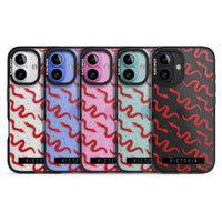 Personalised Red Snake Pattern