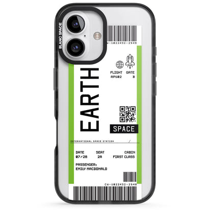 Personalised Earth Travel Ticket