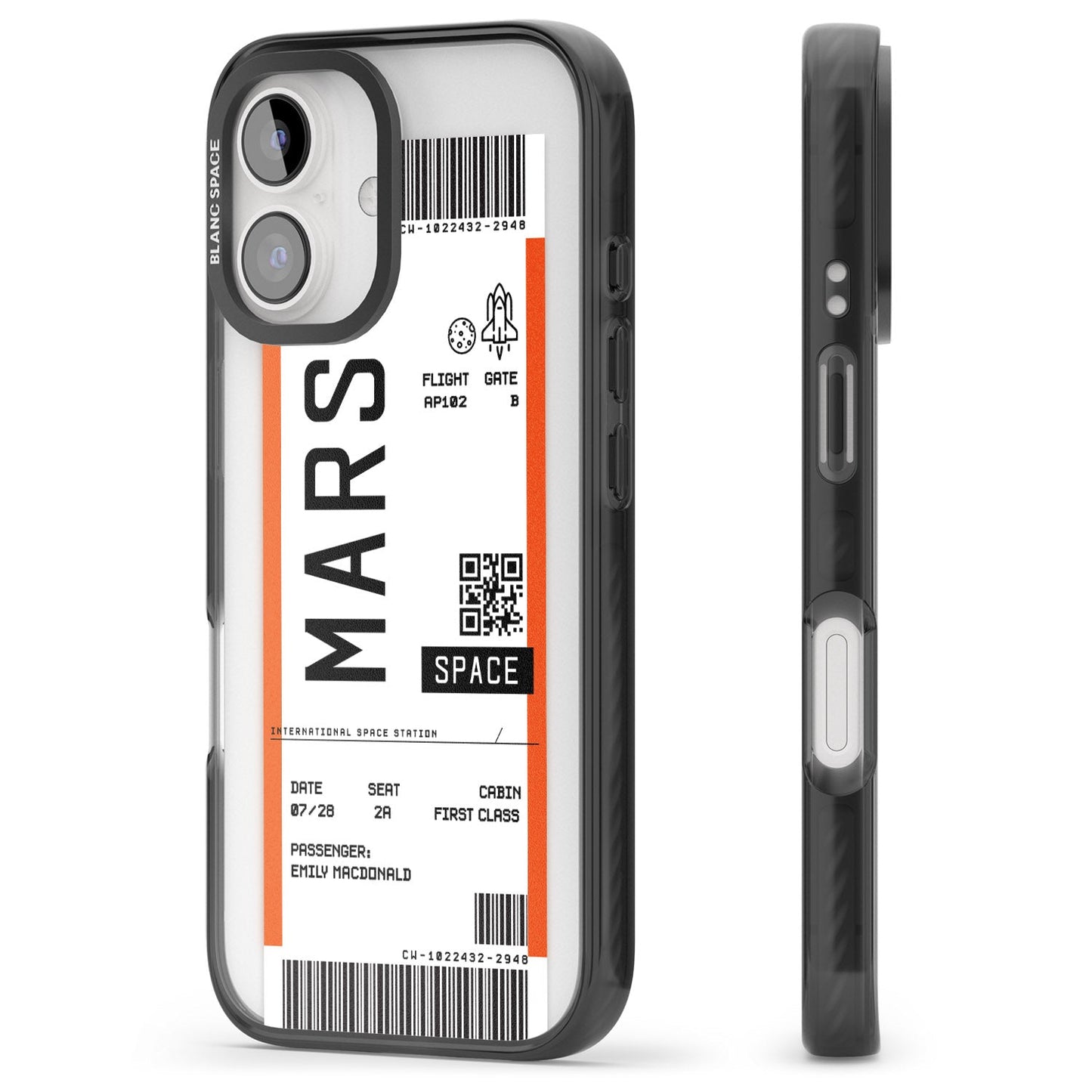 Personalised Mars Travel Ticket