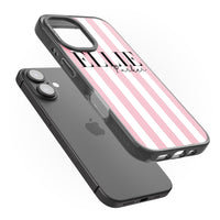 Personalised Pink Stripes